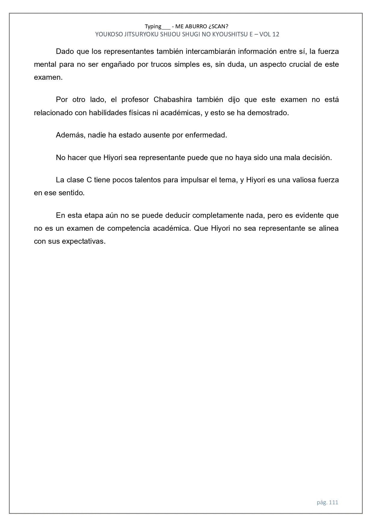 Página 22 del Manga