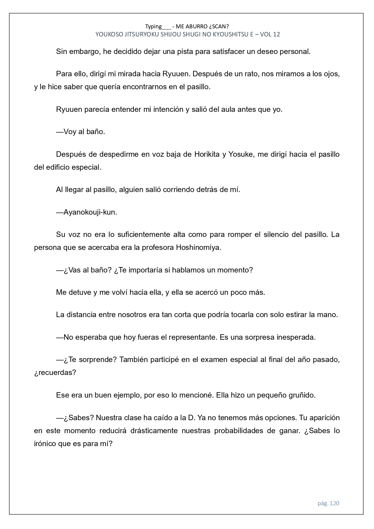 Página 31 del Manga