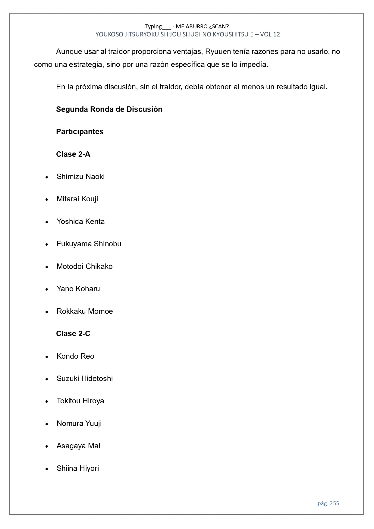 Página 15 del Manga