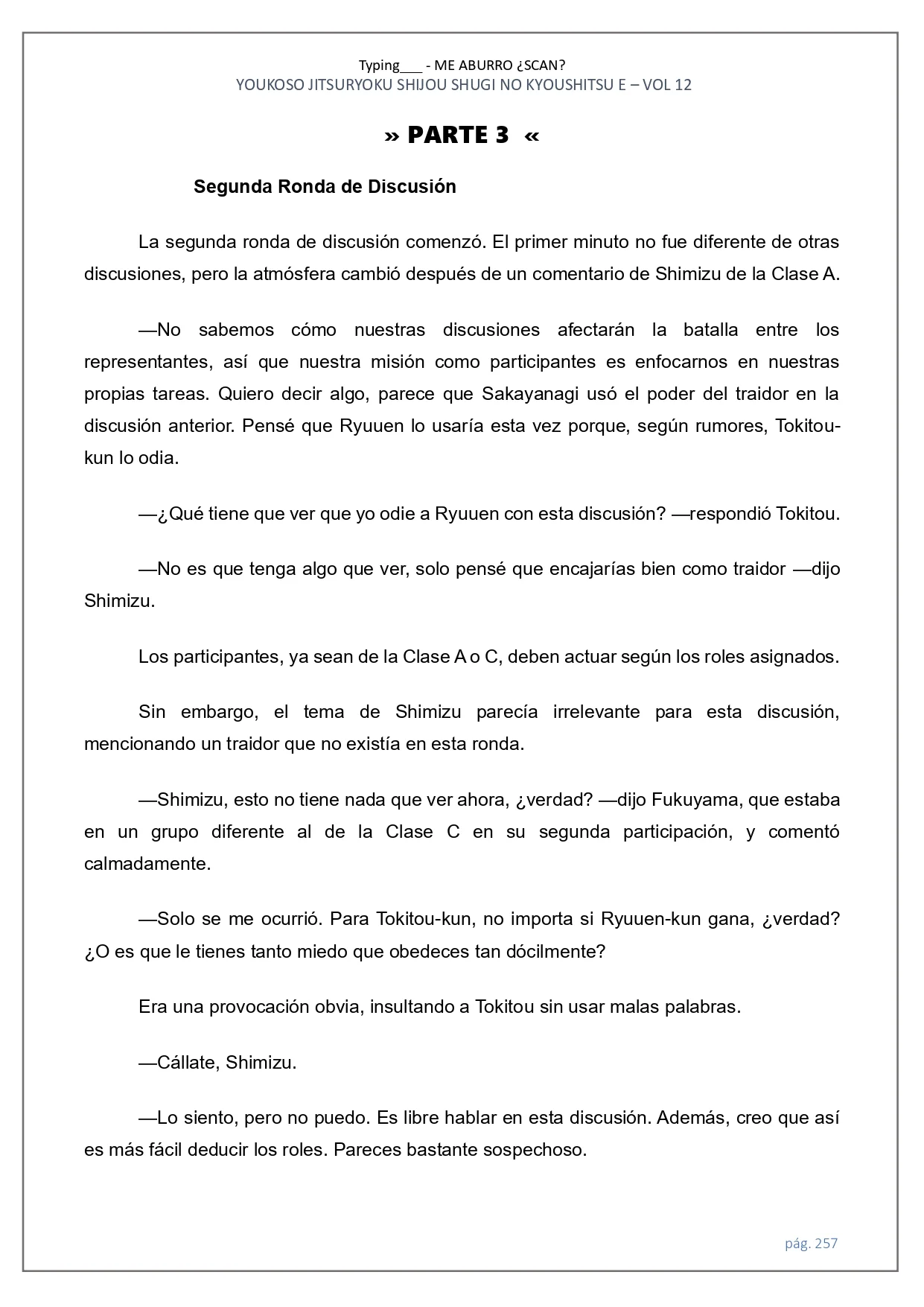 Página 17 del Manga