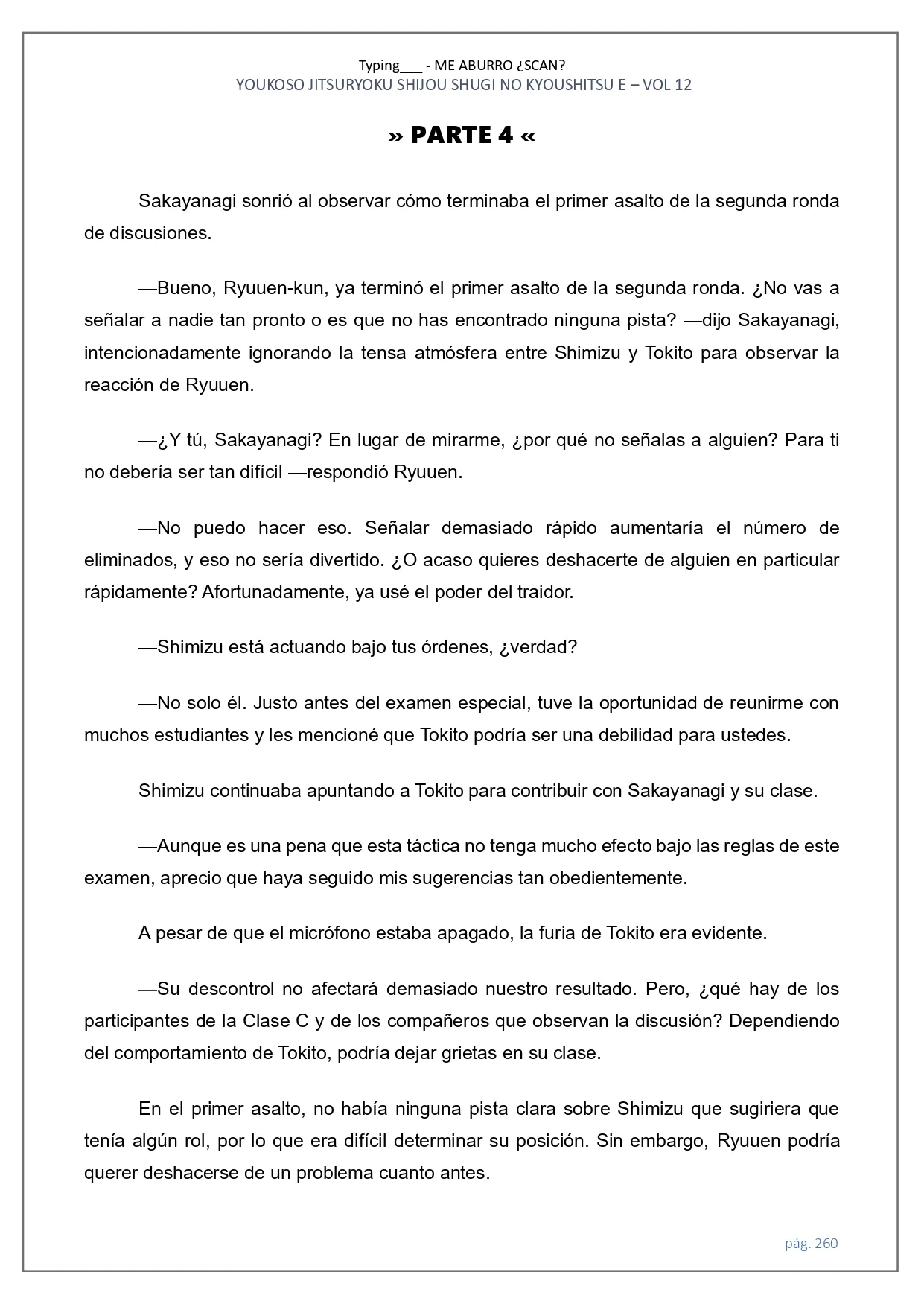 Página 20 del Manga