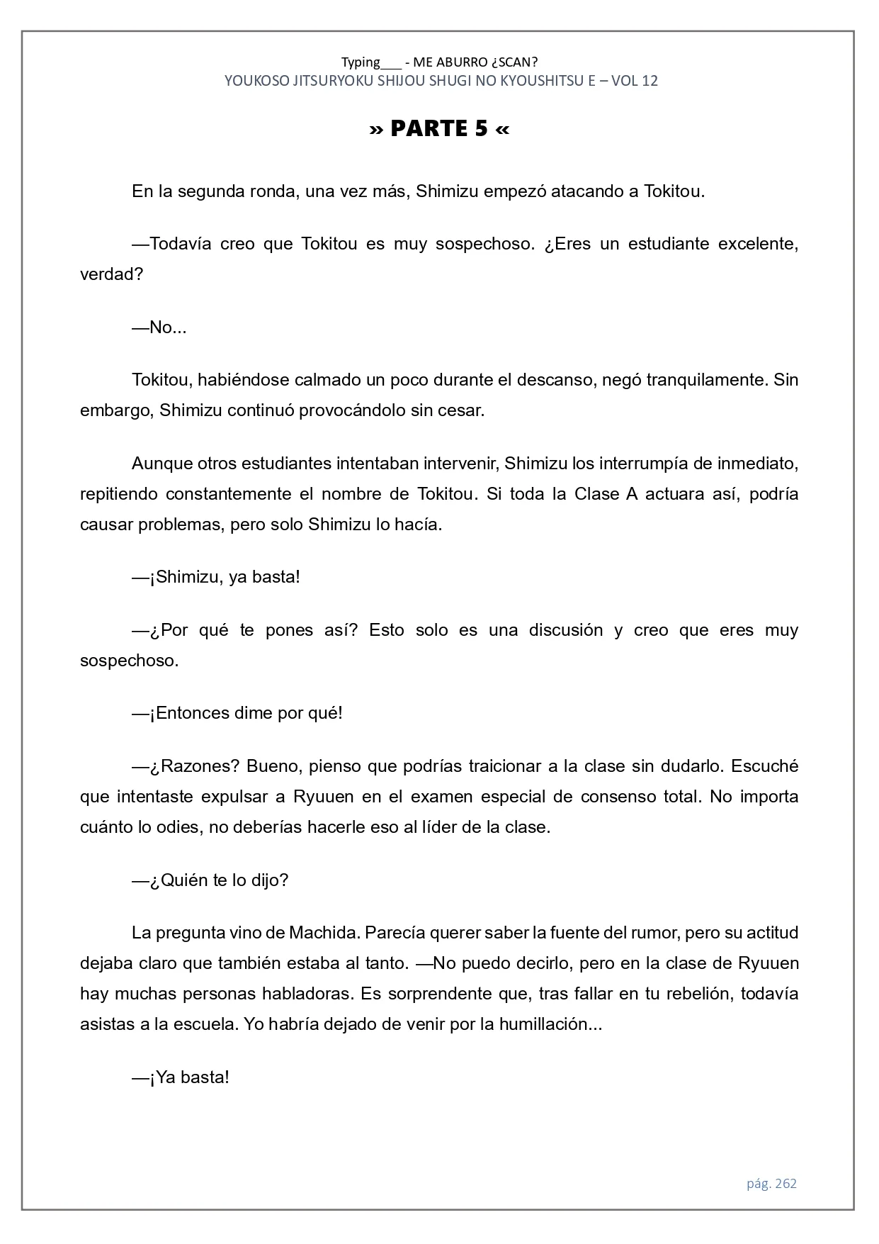 Página 22 del Manga