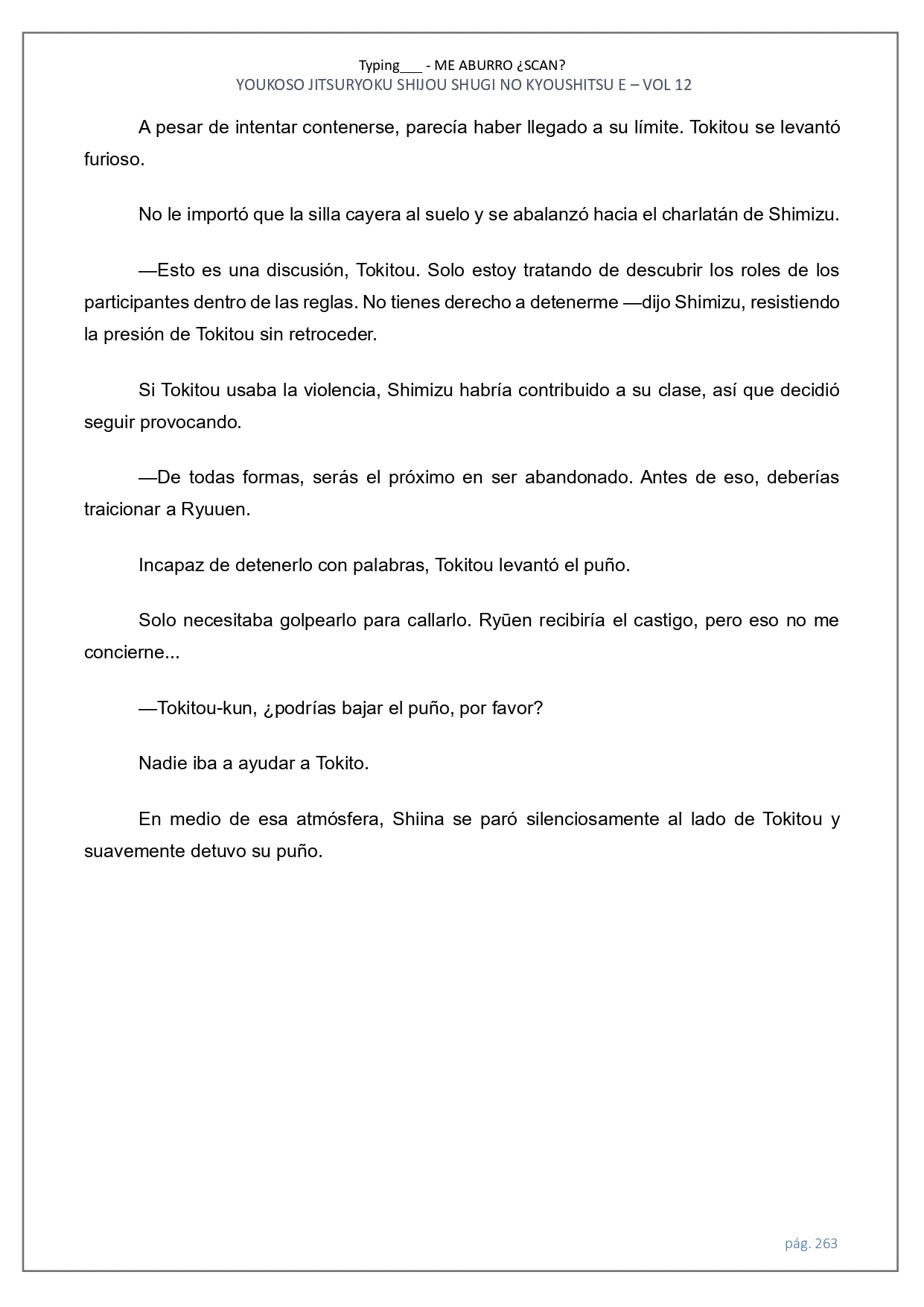 Página 23 del Manga