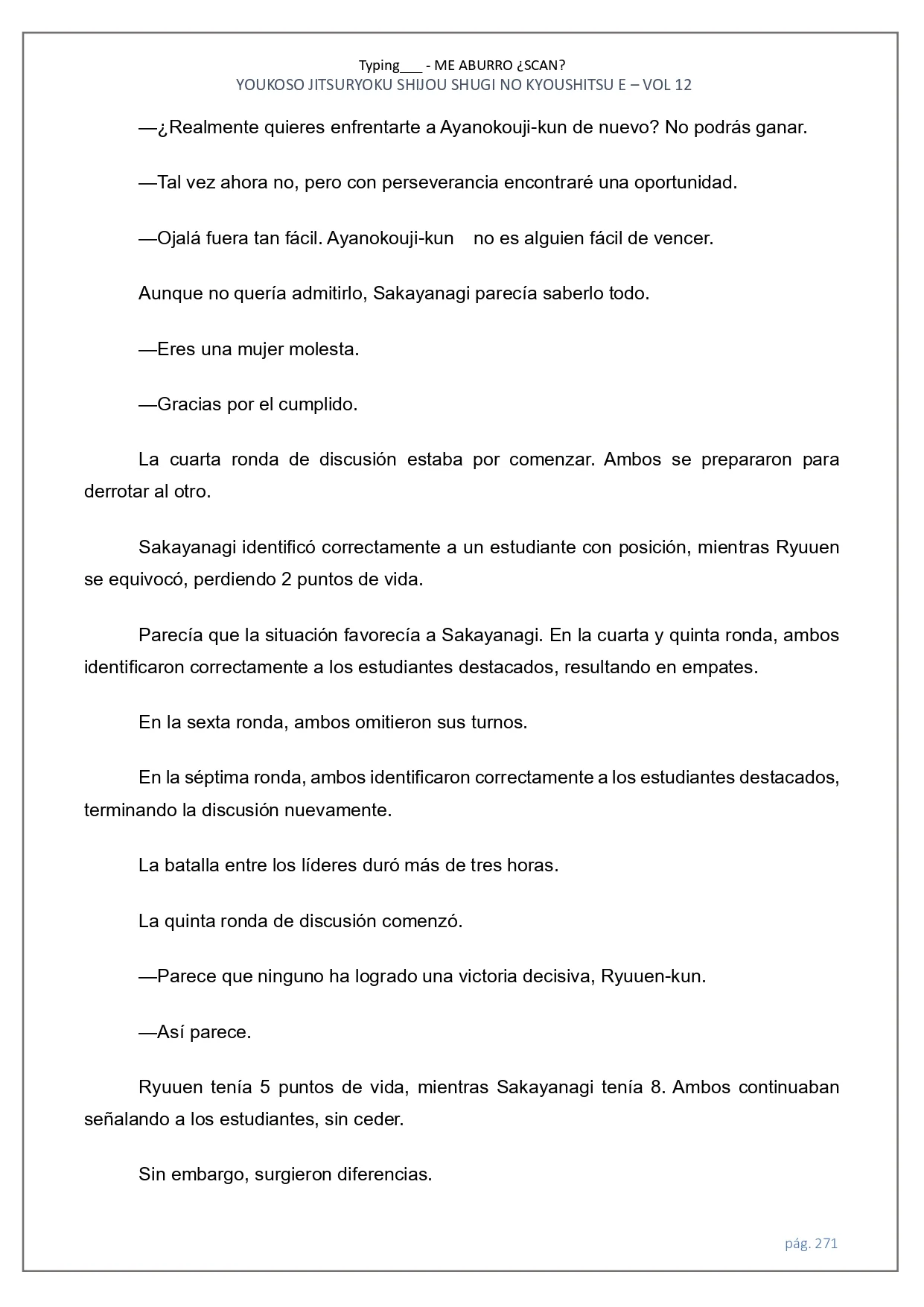 Página 31 del Manga