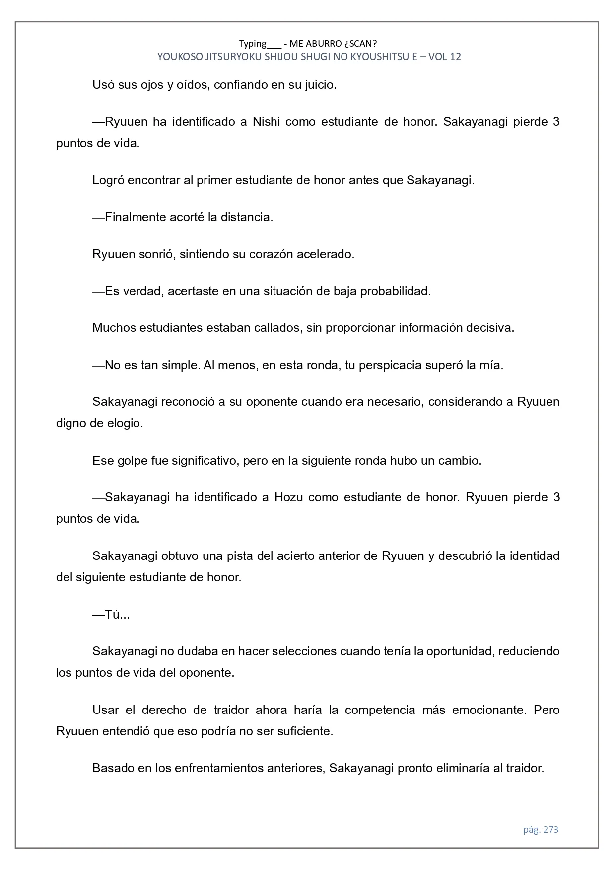 Página 33 del Manga