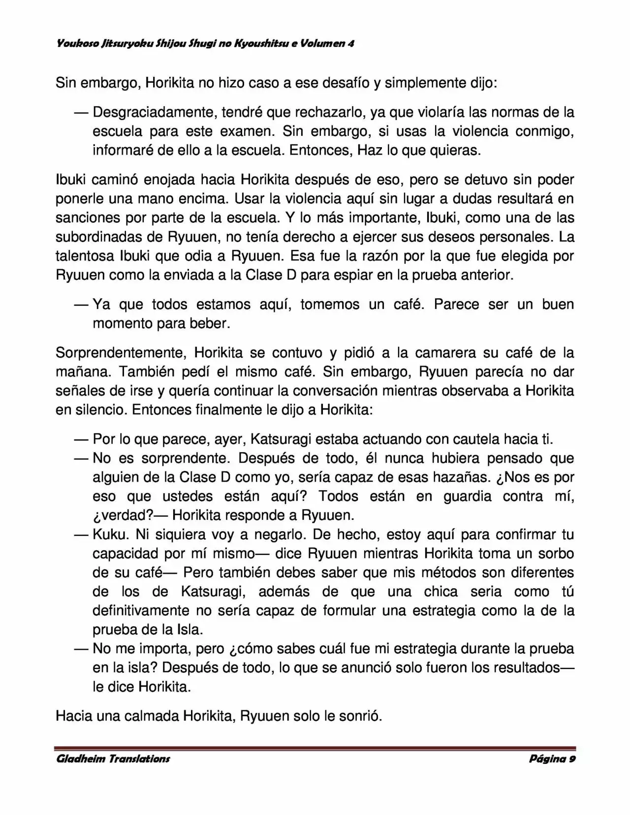 Página 9 del Manga