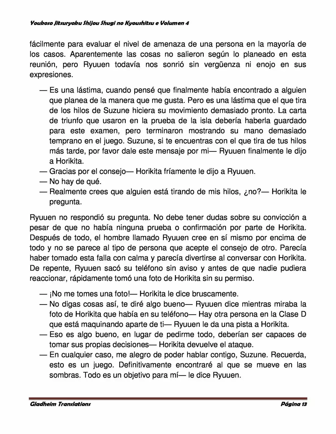 Página 13 del Manga