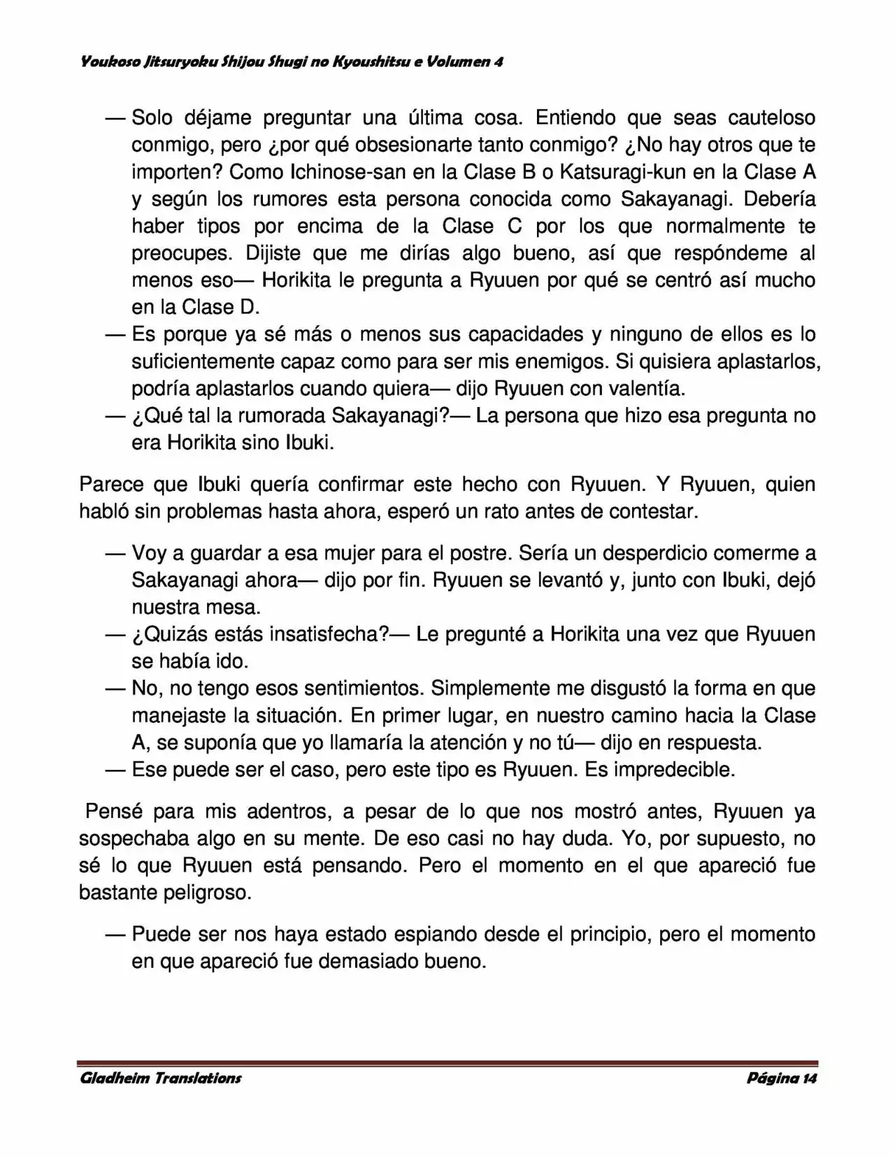 Página 14 del Manga