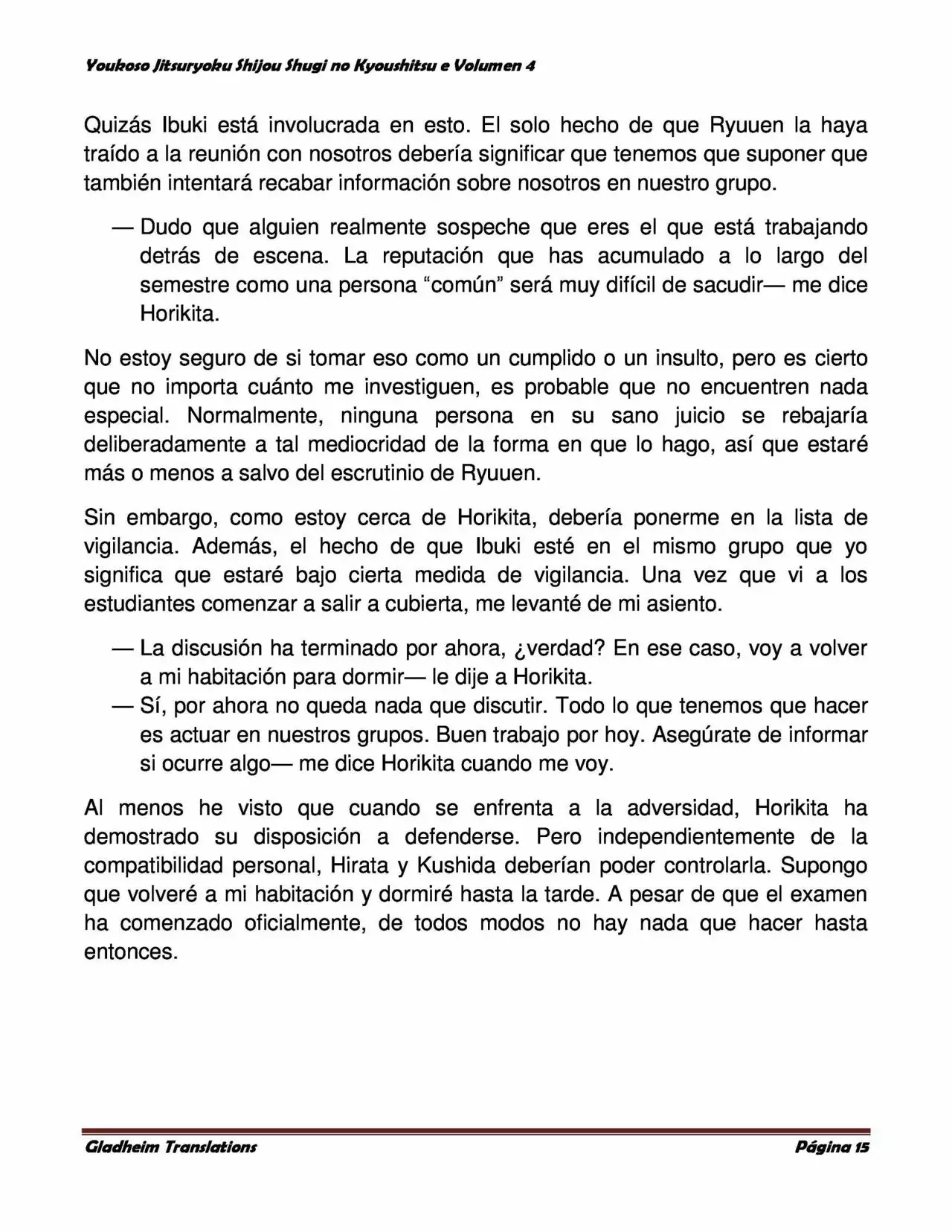 Página 15 del Manga