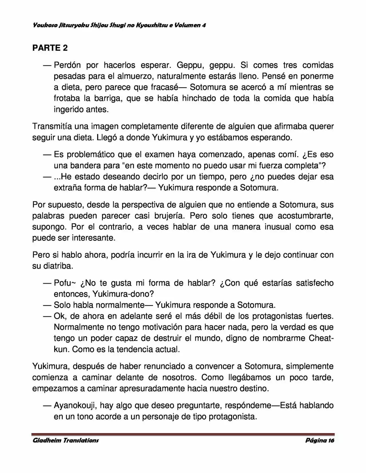 Página 16 del Manga