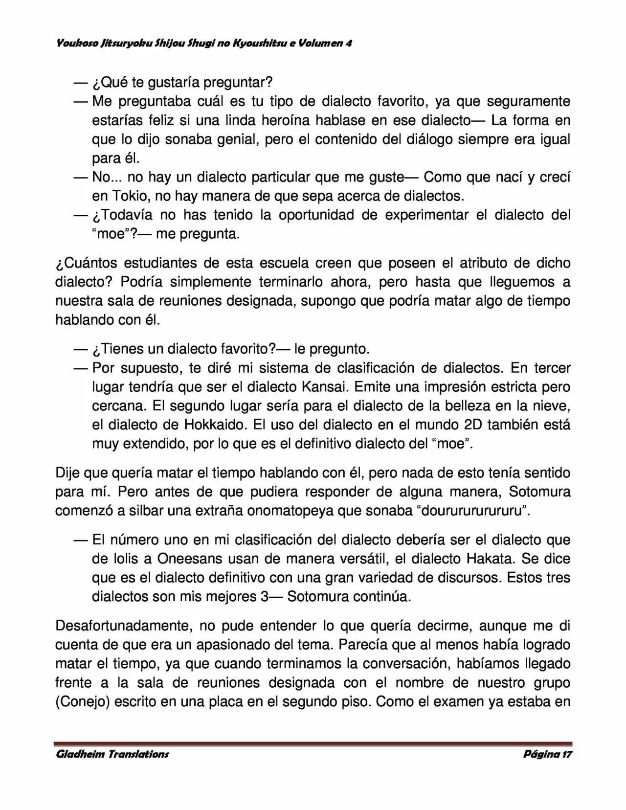 Página 17 del Manga