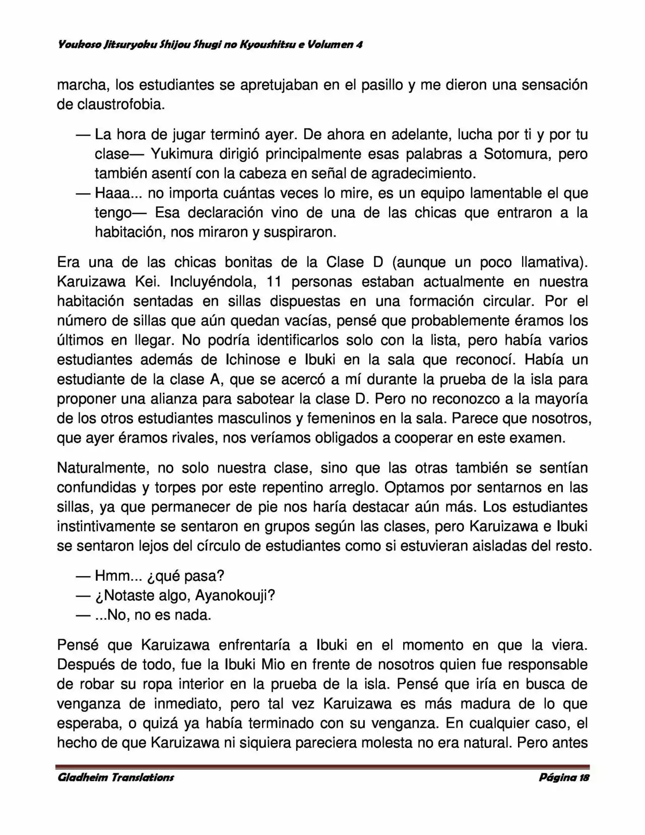 Página 18 del Manga