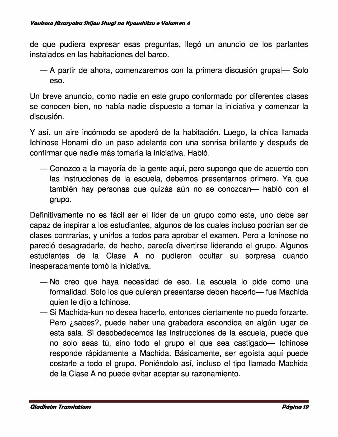 Página 19 del Manga