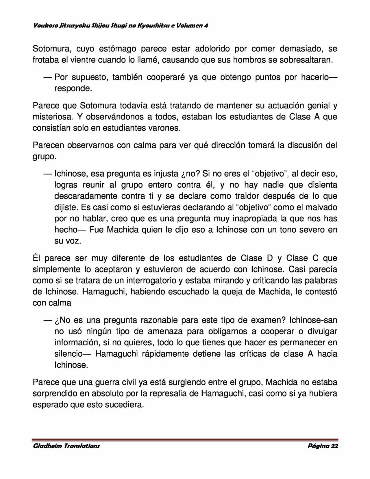 Página 22 del Manga