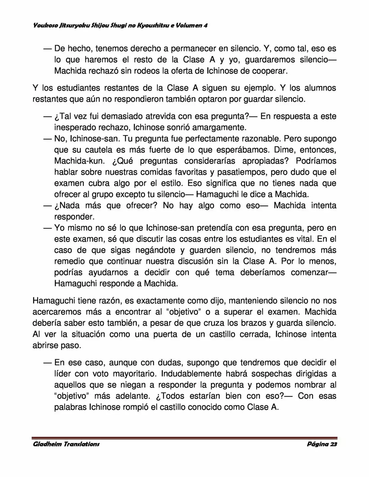 Página 23 del Manga