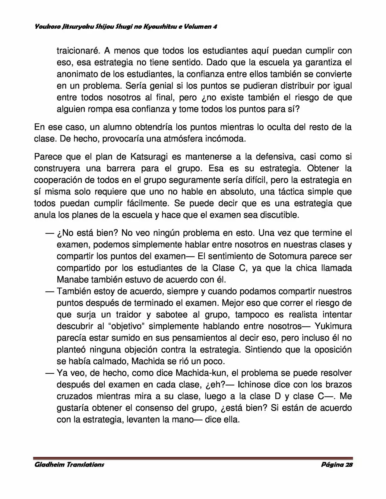 Página 28 del Manga