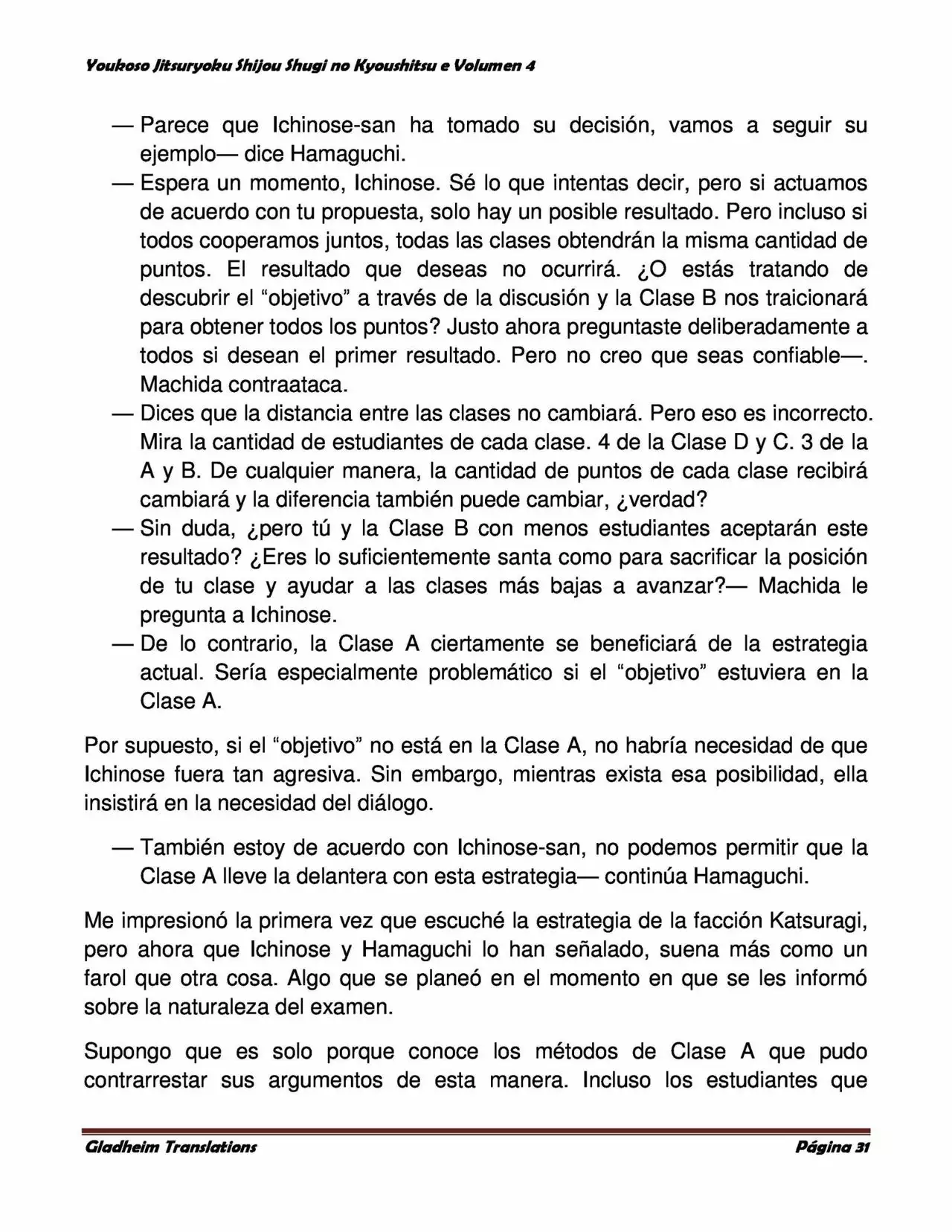 Página 31 del Manga