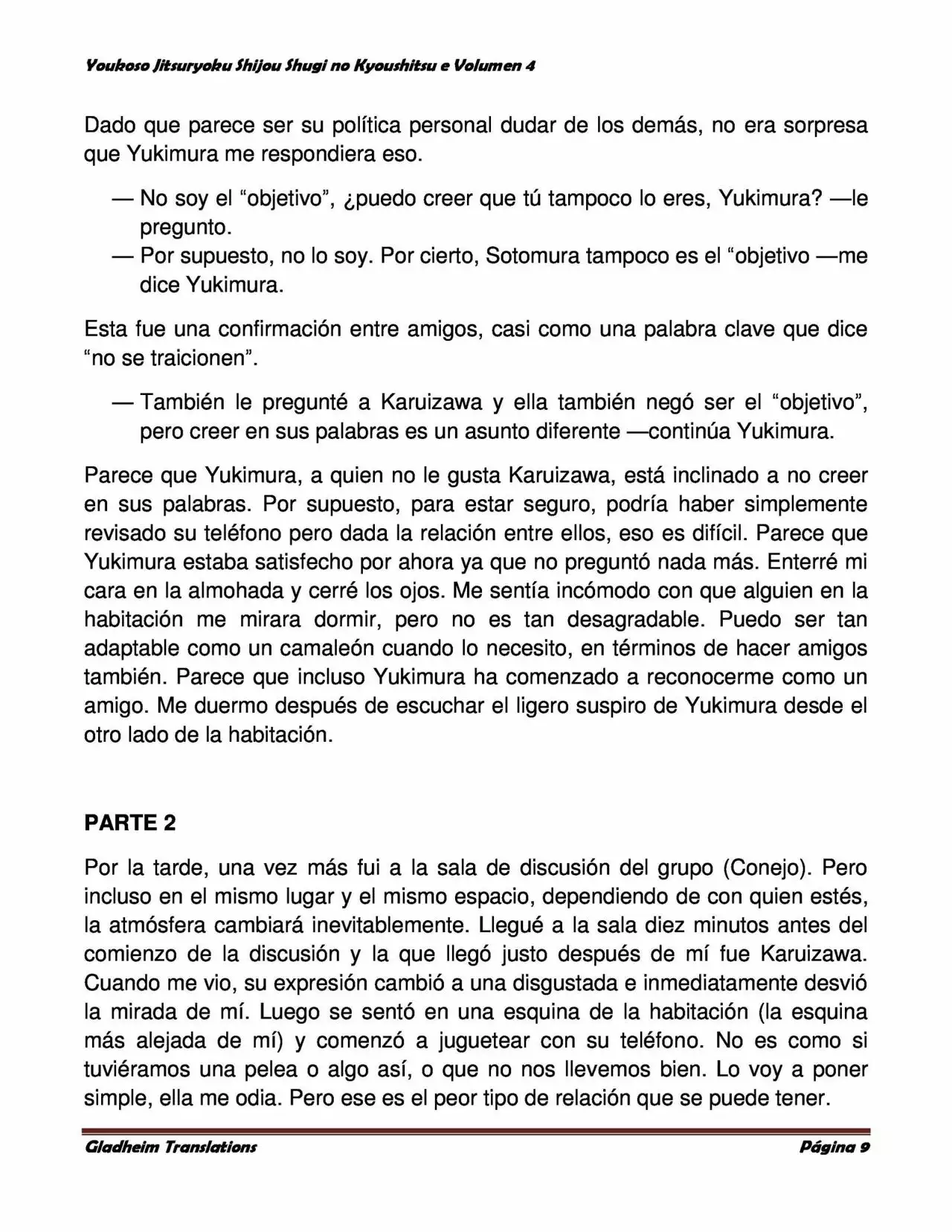 Página 9 del Manga