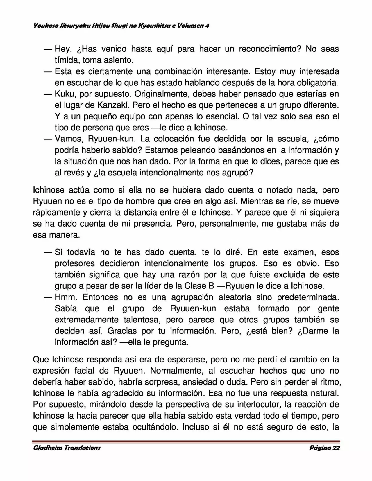 Página 22 del Manga