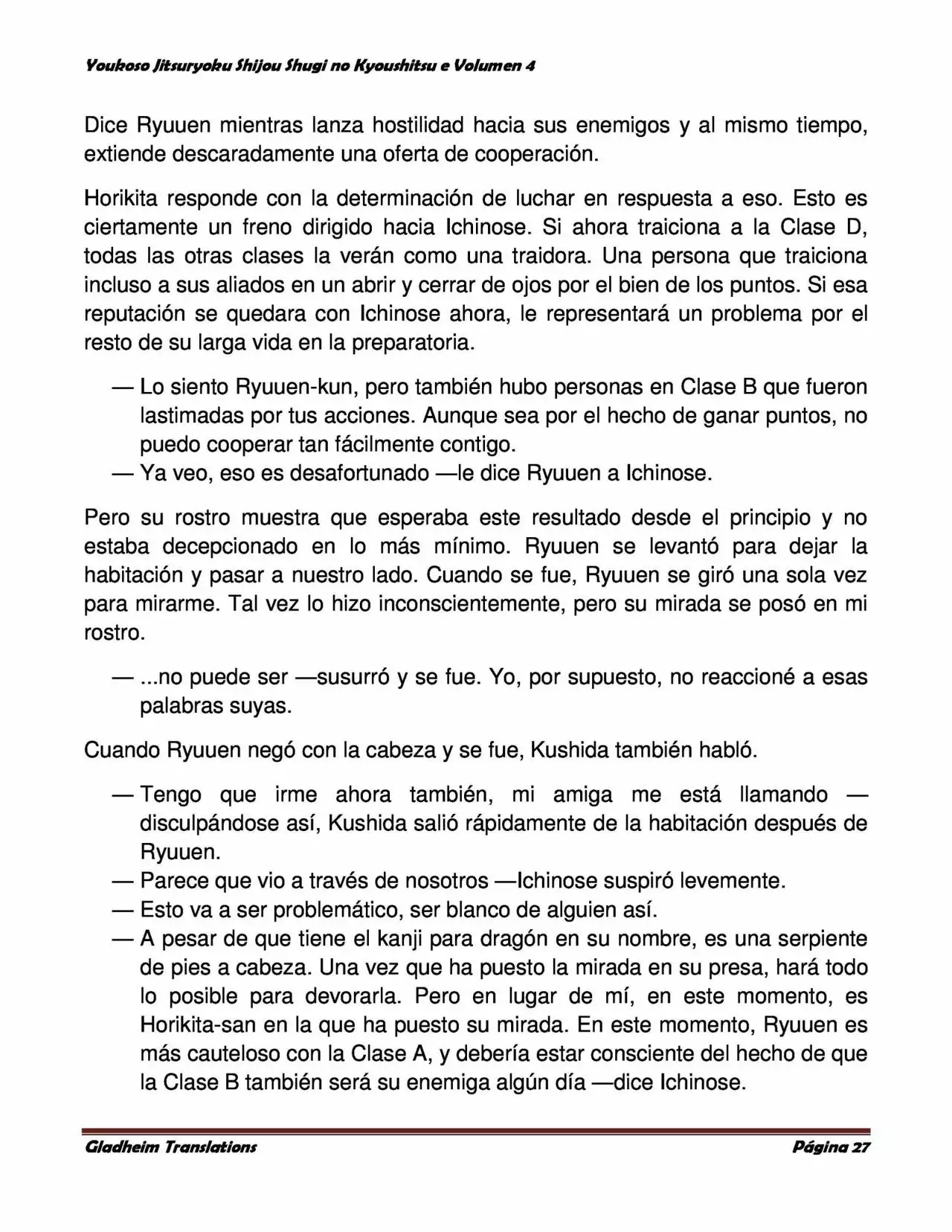 Página 27 del Manga