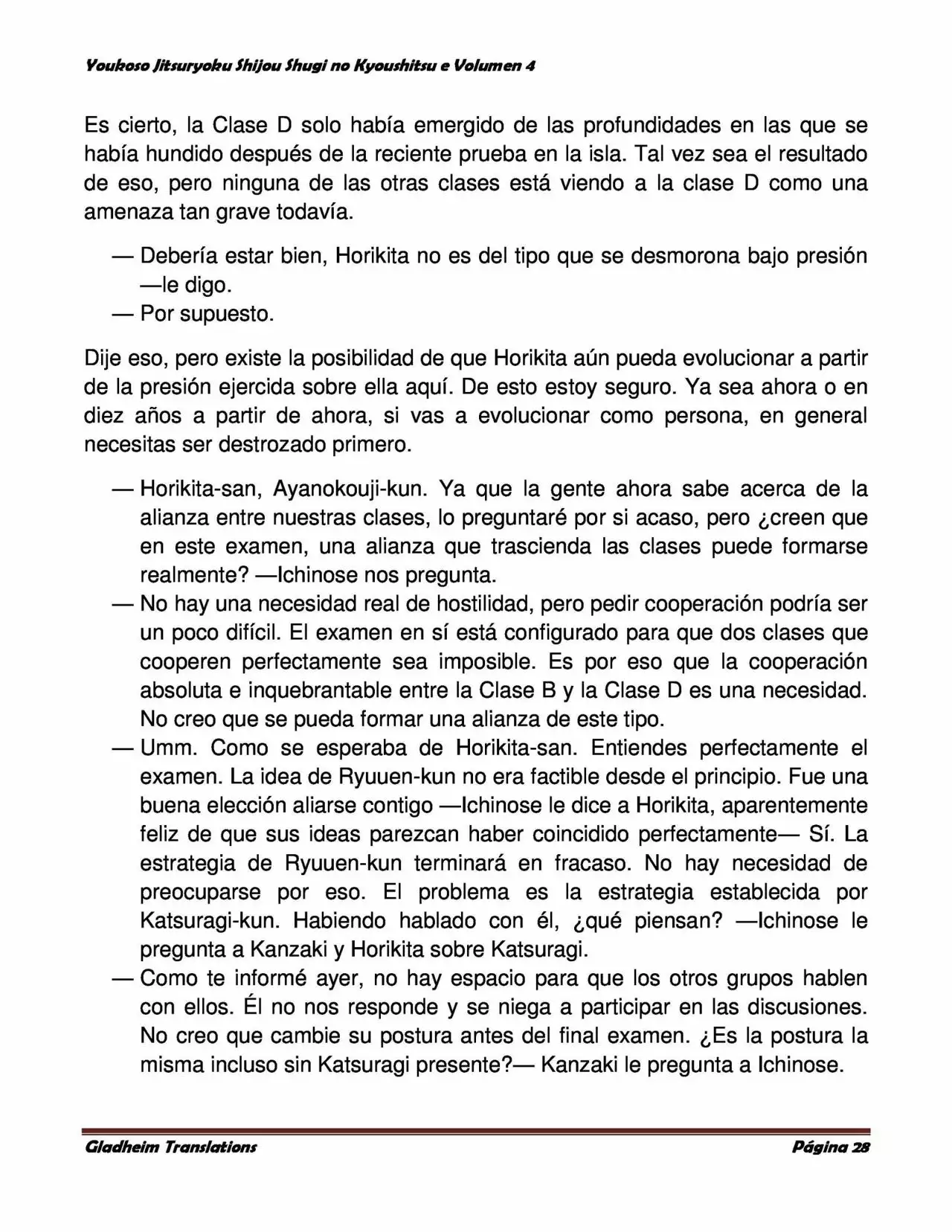 Página 28 del Manga