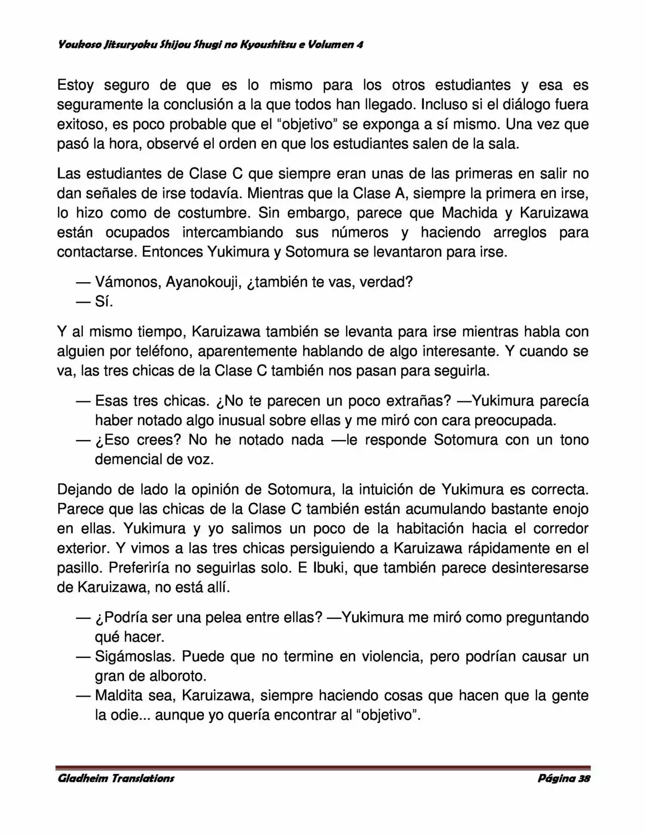 Página 38 del Manga