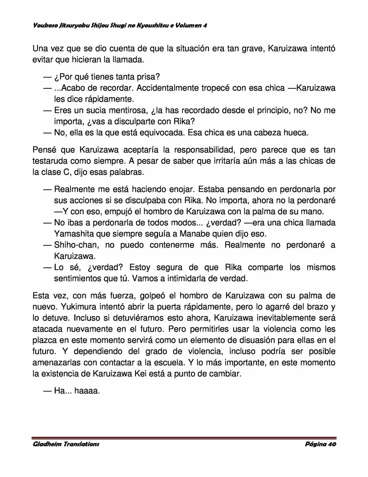 Página 40 del Manga
