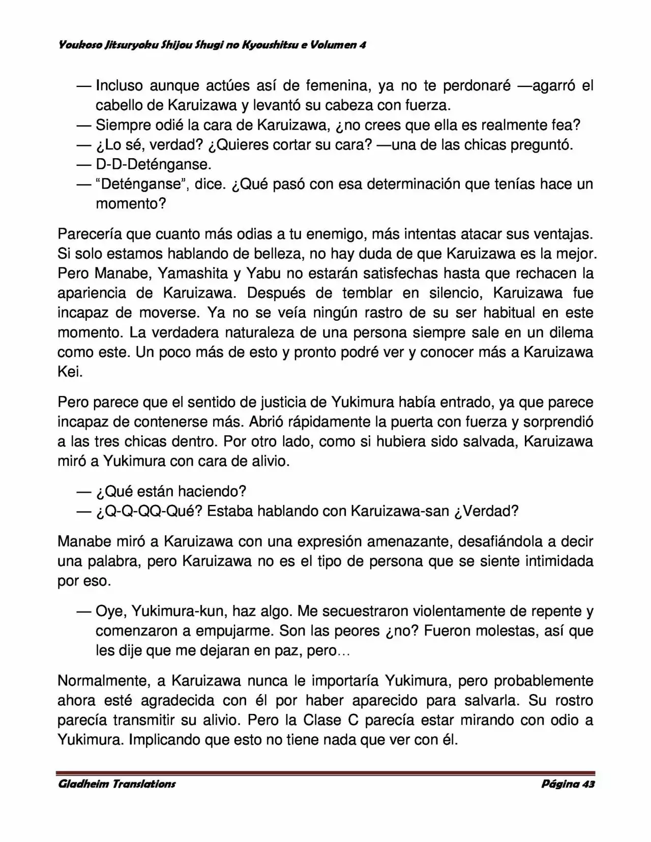 Página 43 del Manga