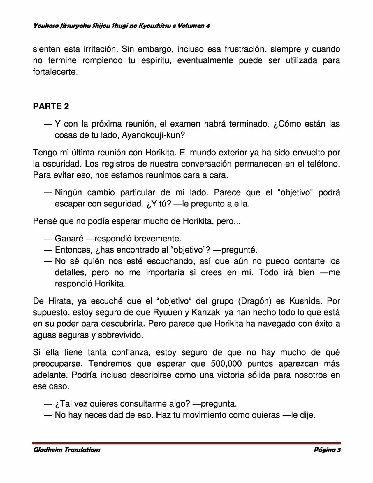 Página 3 del Manga