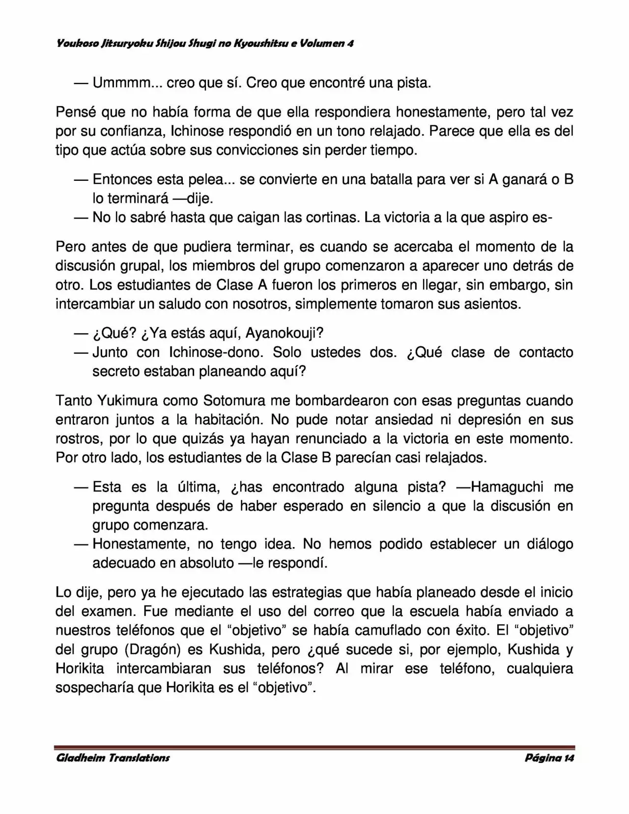 Página 14 del Manga