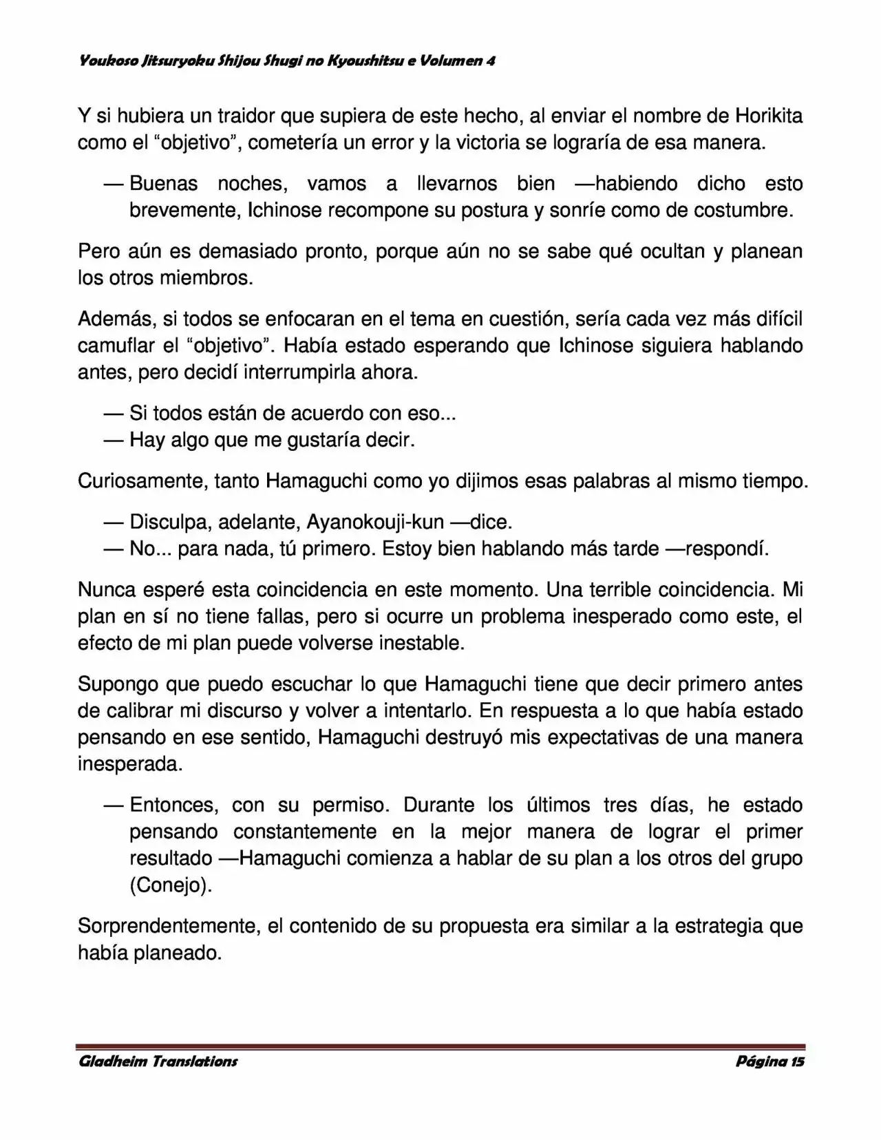 Página 15 del Manga