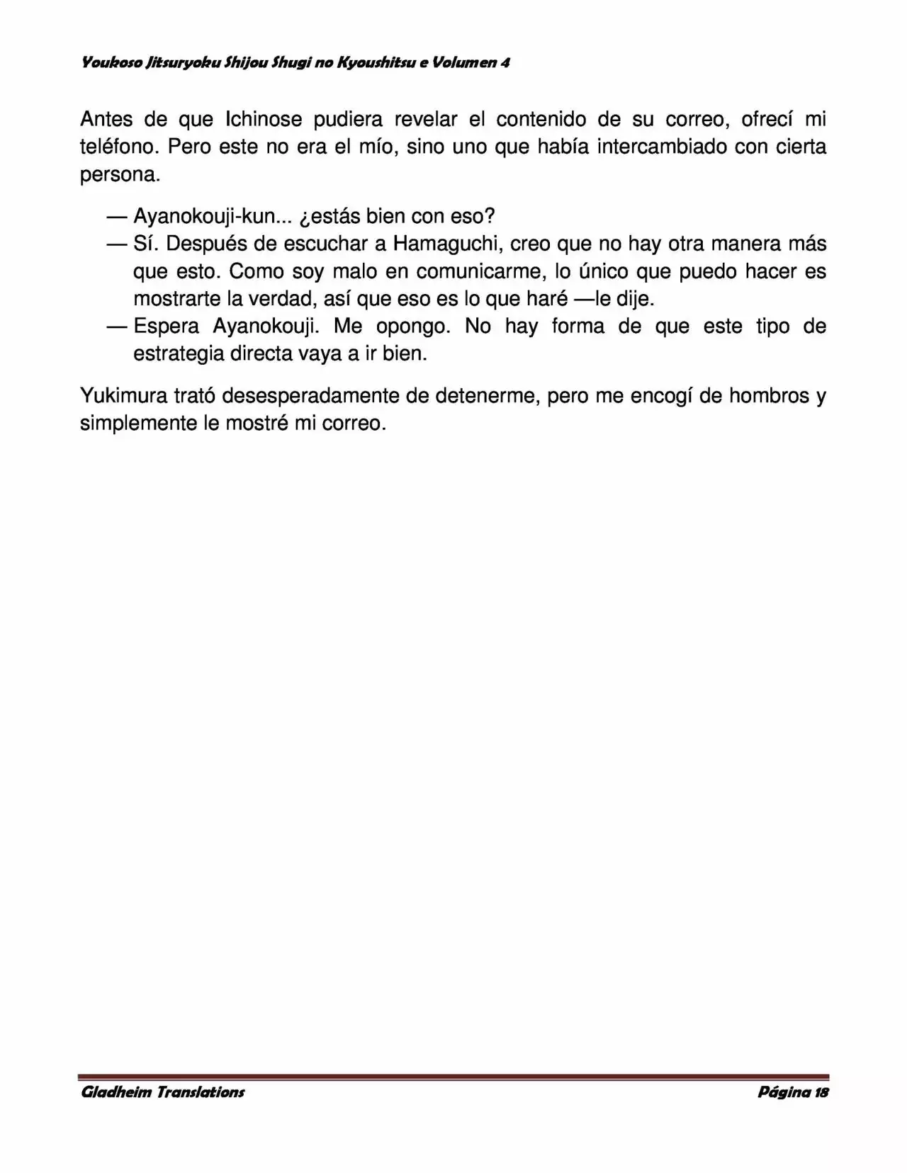 Página 18 del Manga