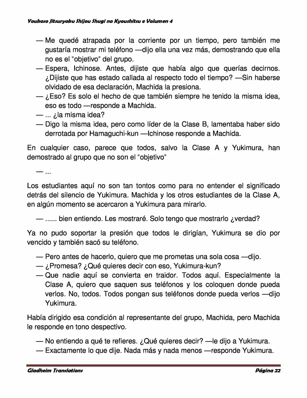 Página 22 del Manga