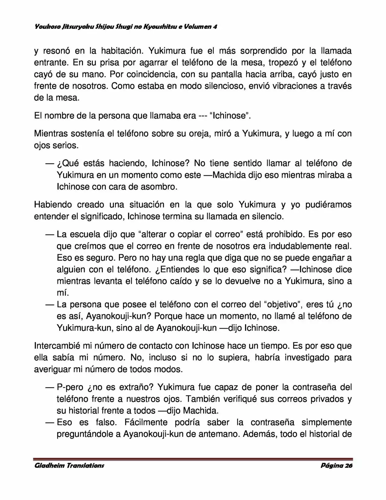 Página 26 del Manga