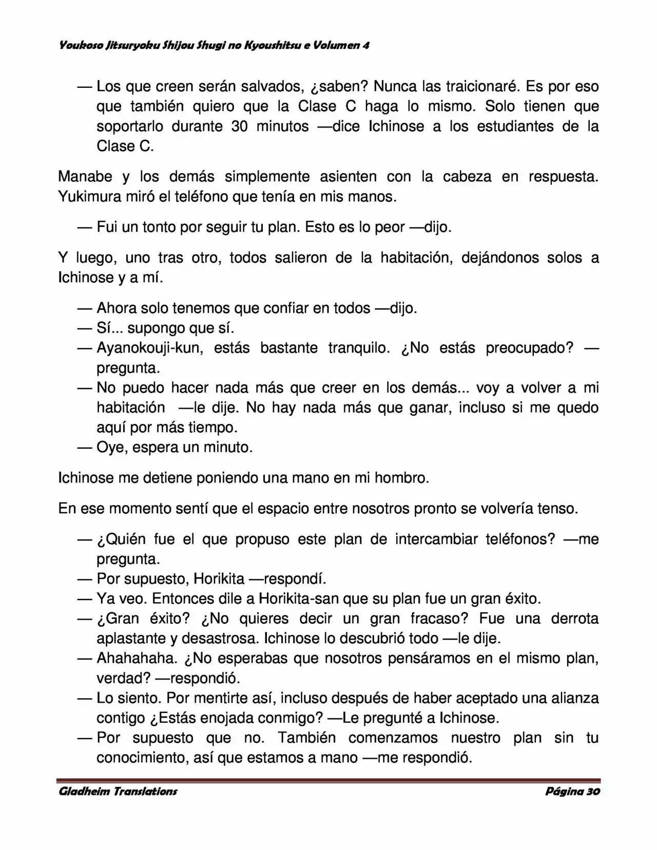 Página 30 del Manga