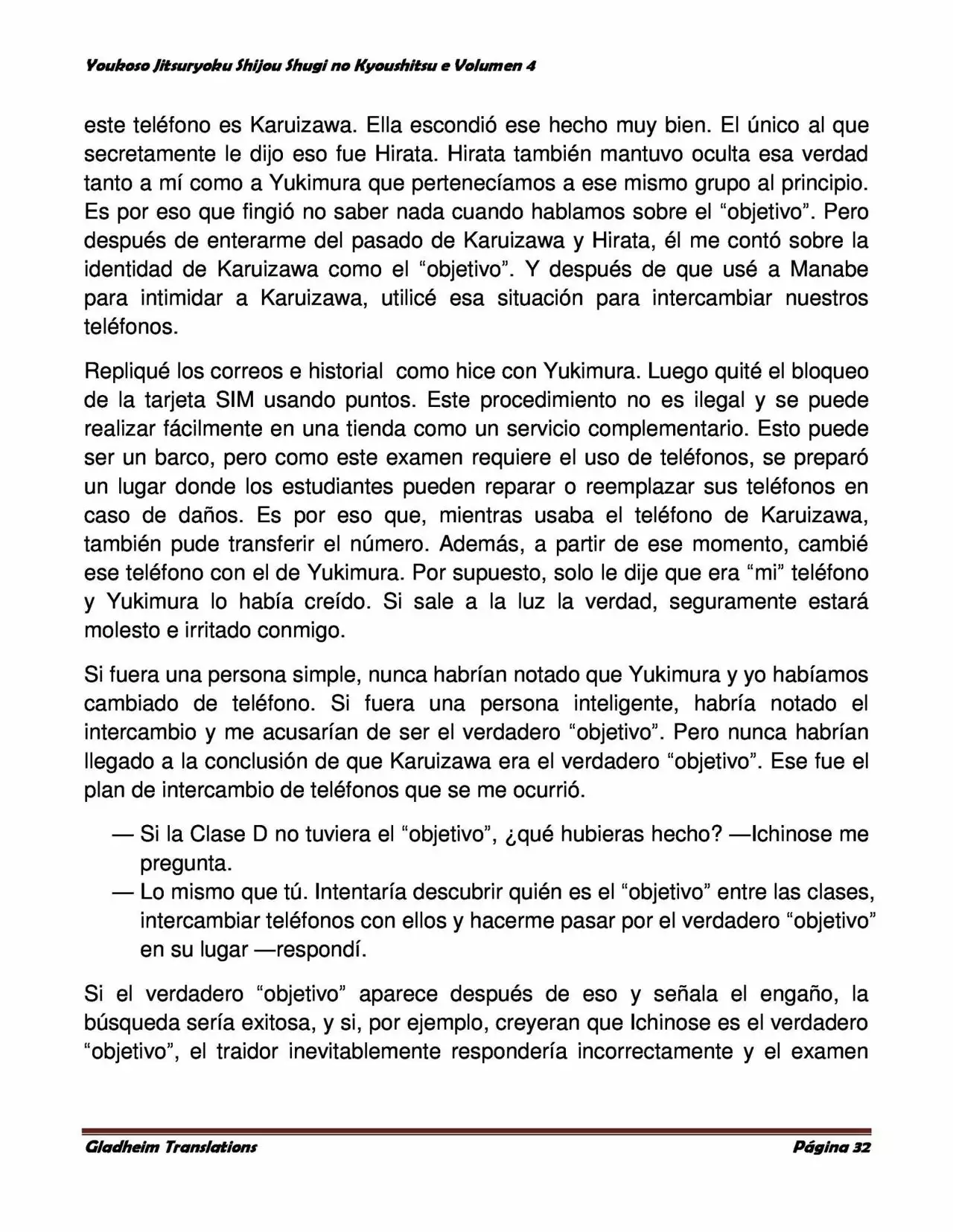 Página 32 del Manga