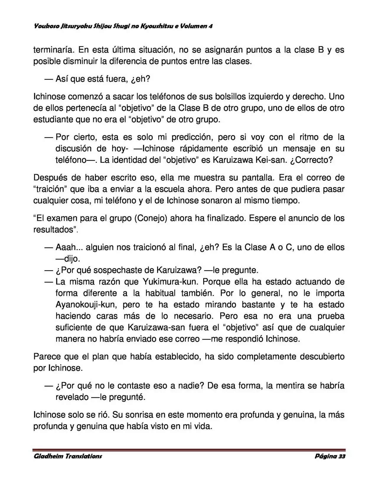 Página 33 del Manga