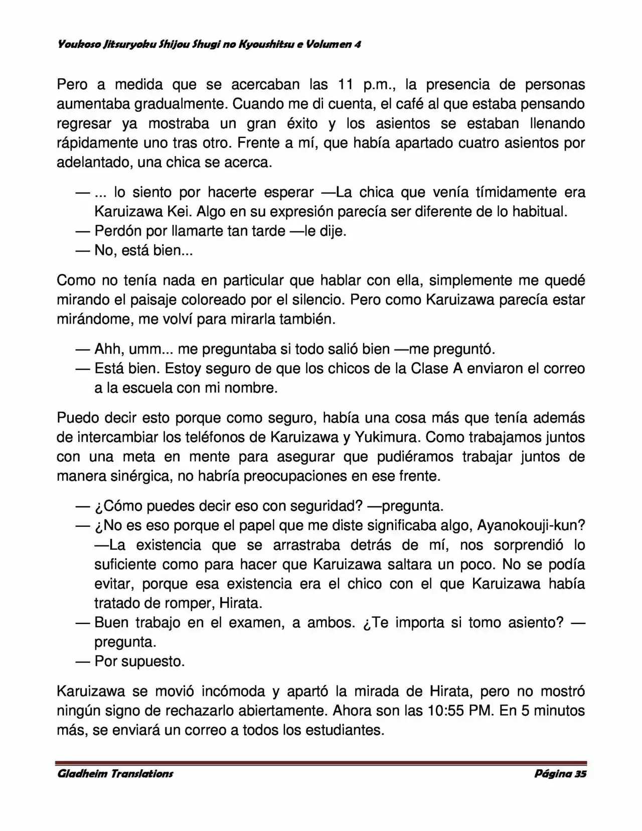 Página 35 del Manga