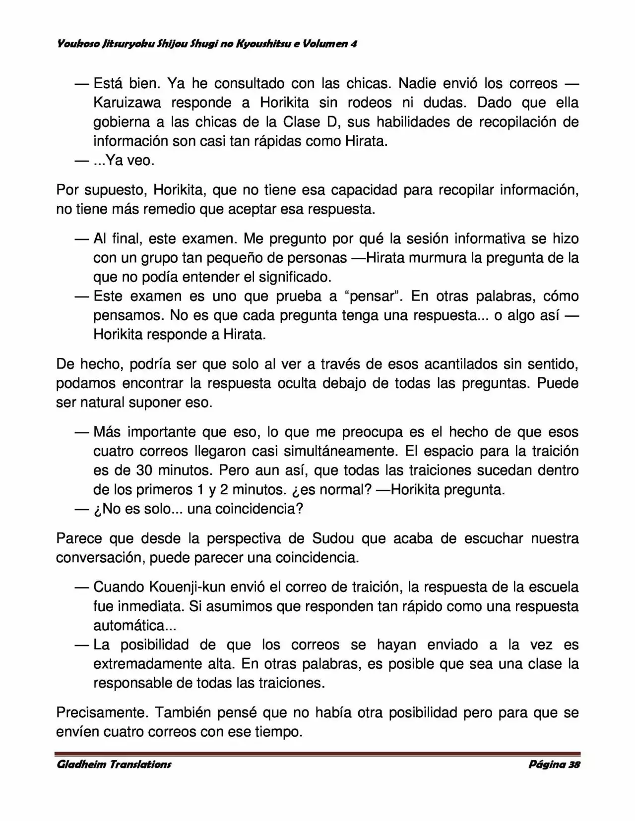 Página 38 del Manga