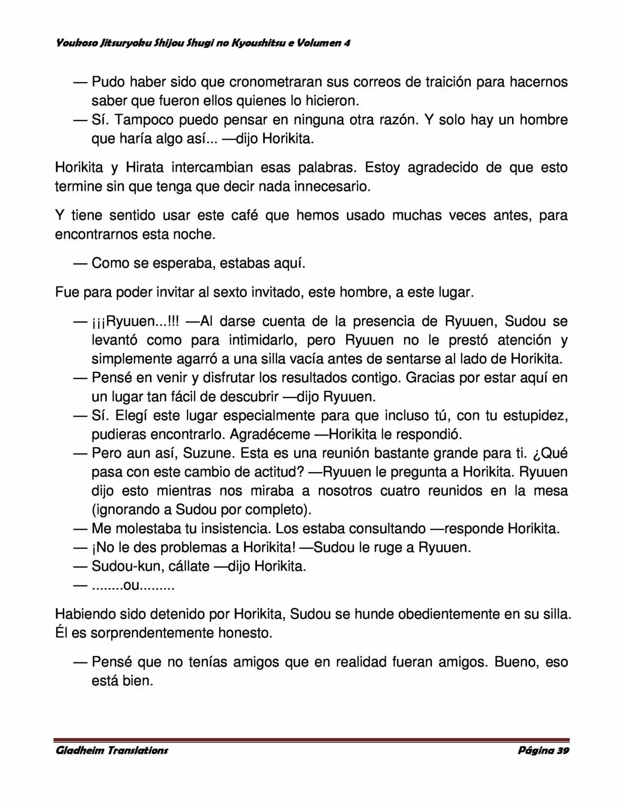 Página 39 del Manga