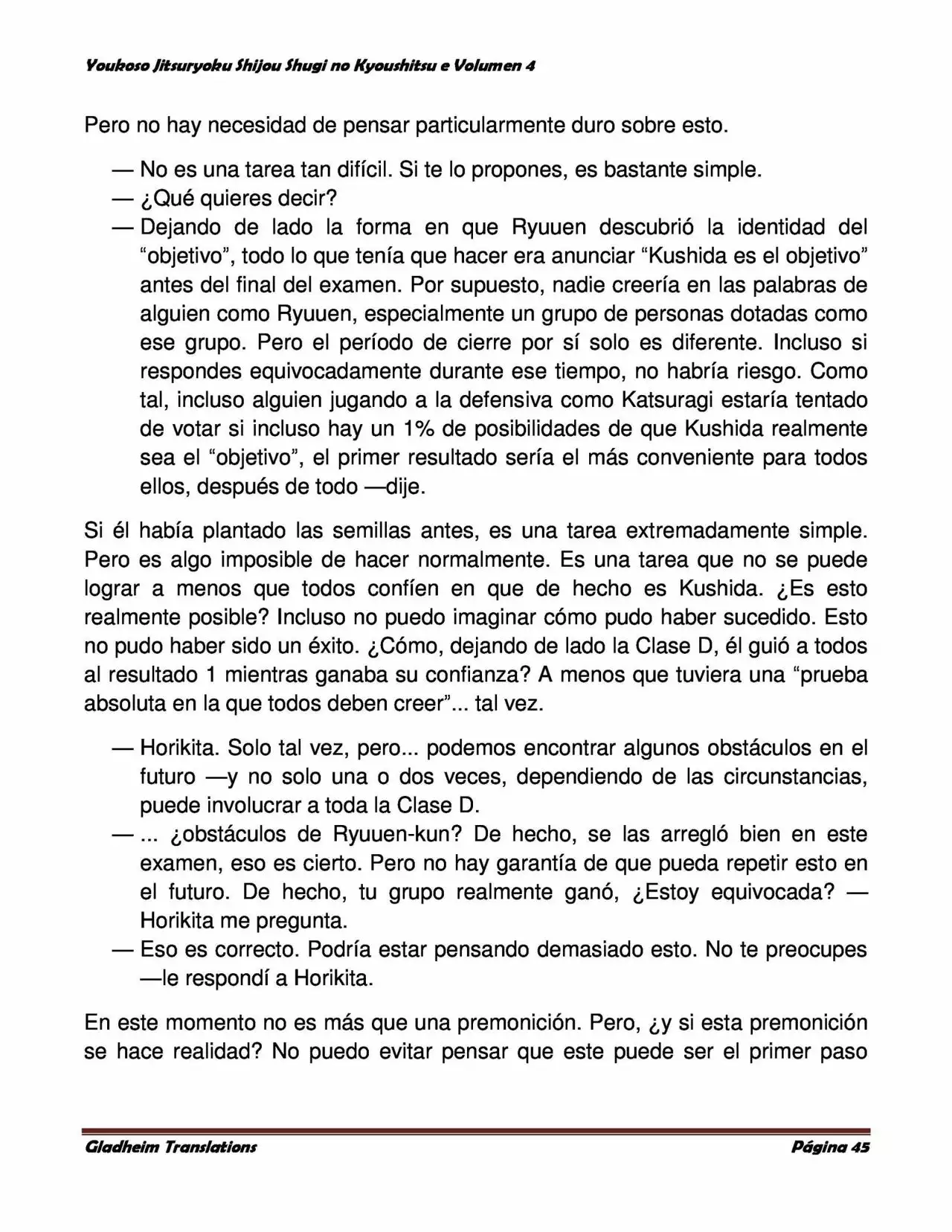 Página 45 del Manga