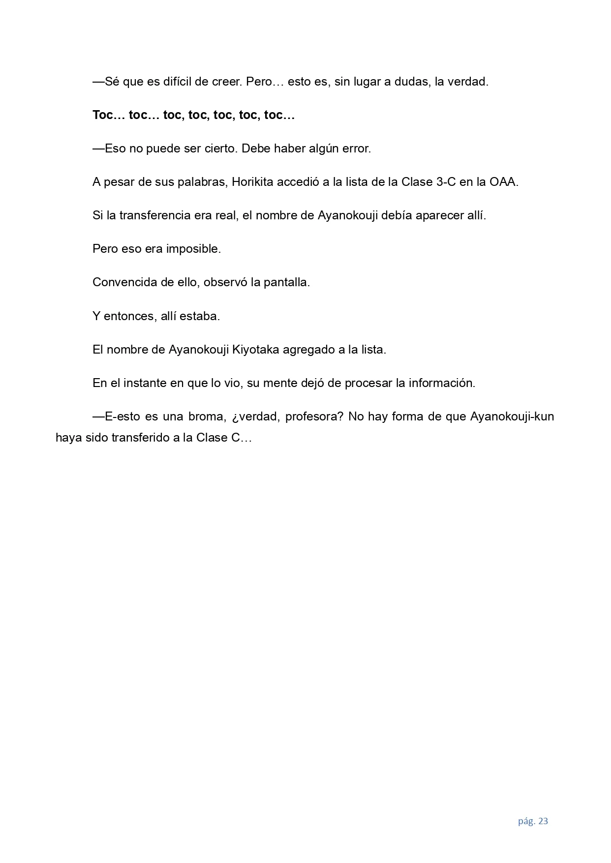 Página 11 del Manga