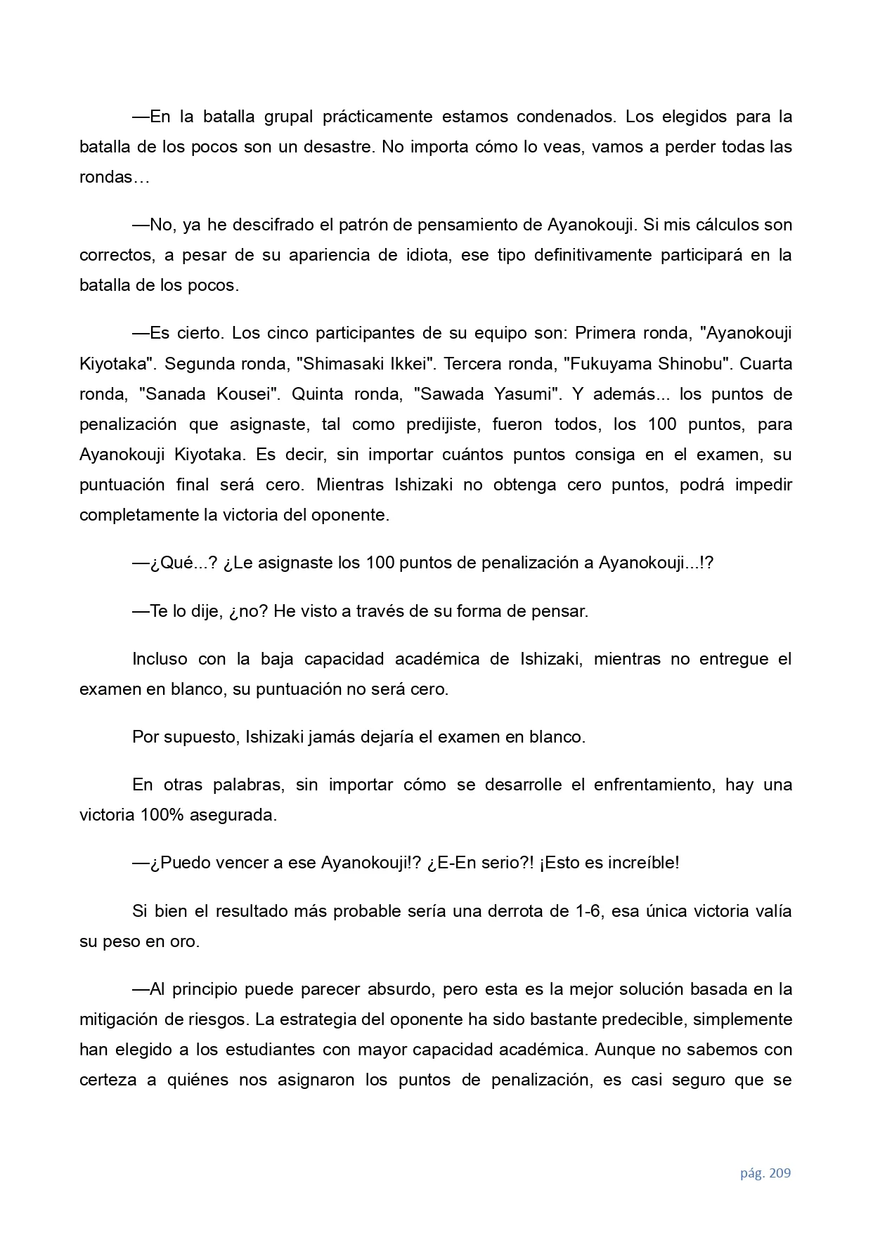 Página 20 del Manga