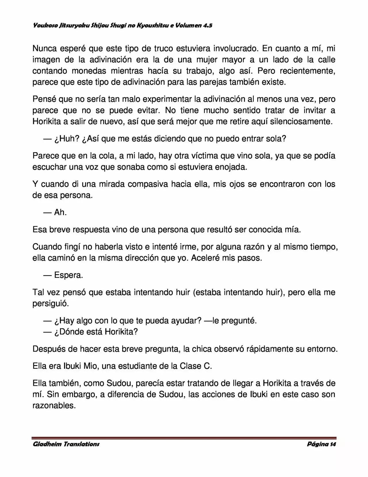 Página 14 del Manga