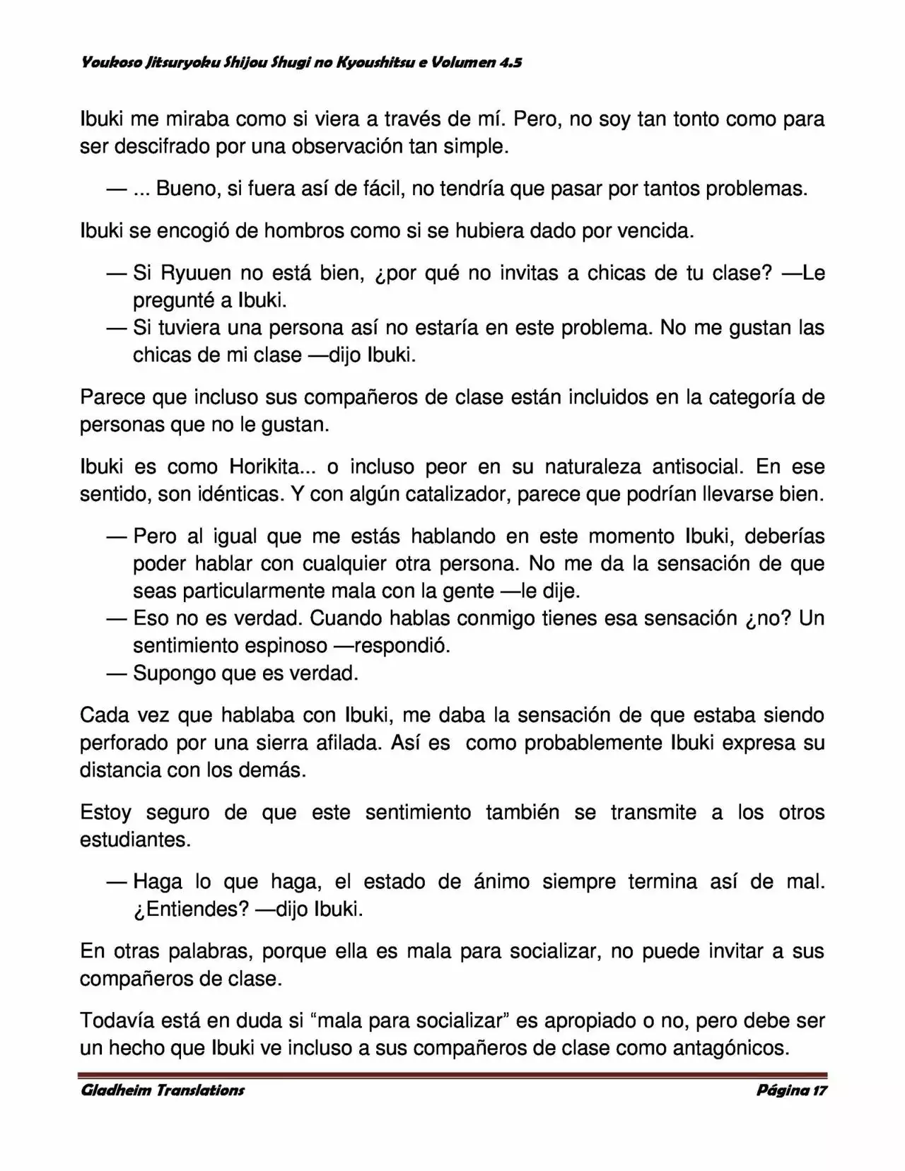 Página 17 del Manga