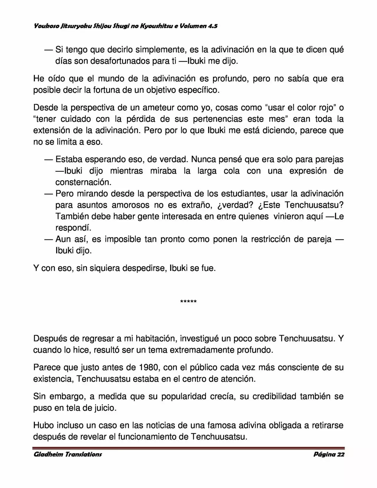 Página 22 del Manga