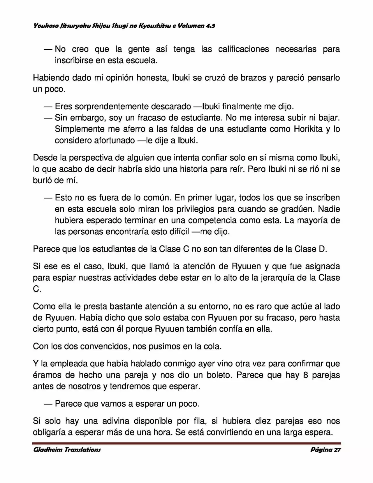 Página 27 del Manga