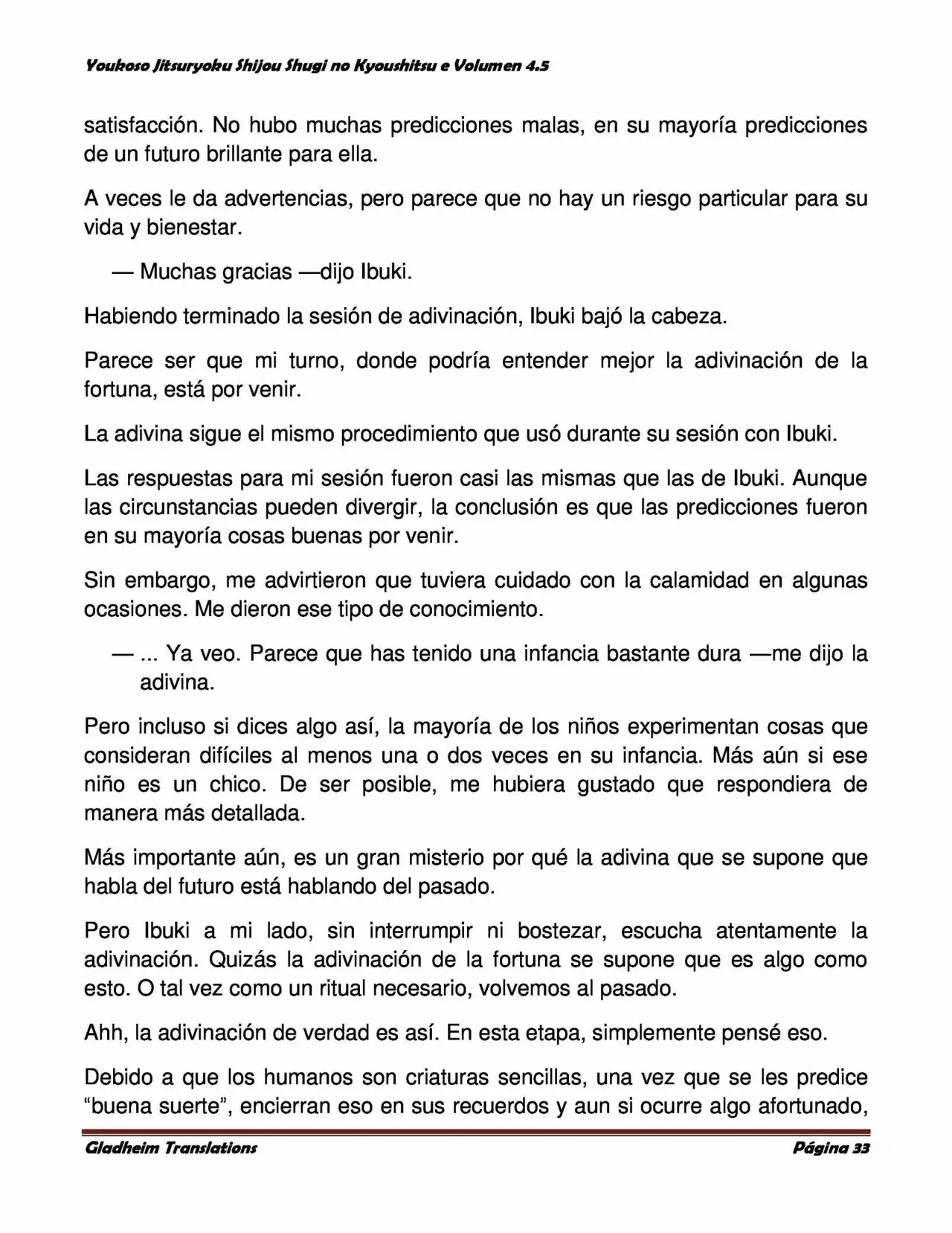 Página 33 del Manga