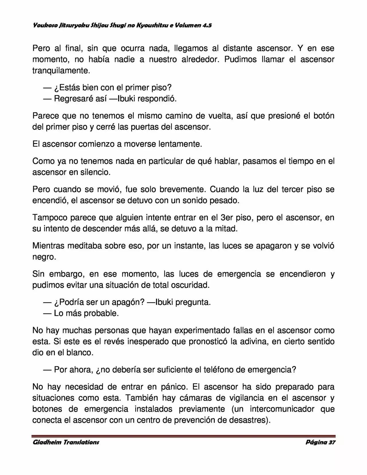 Página 37 del Manga