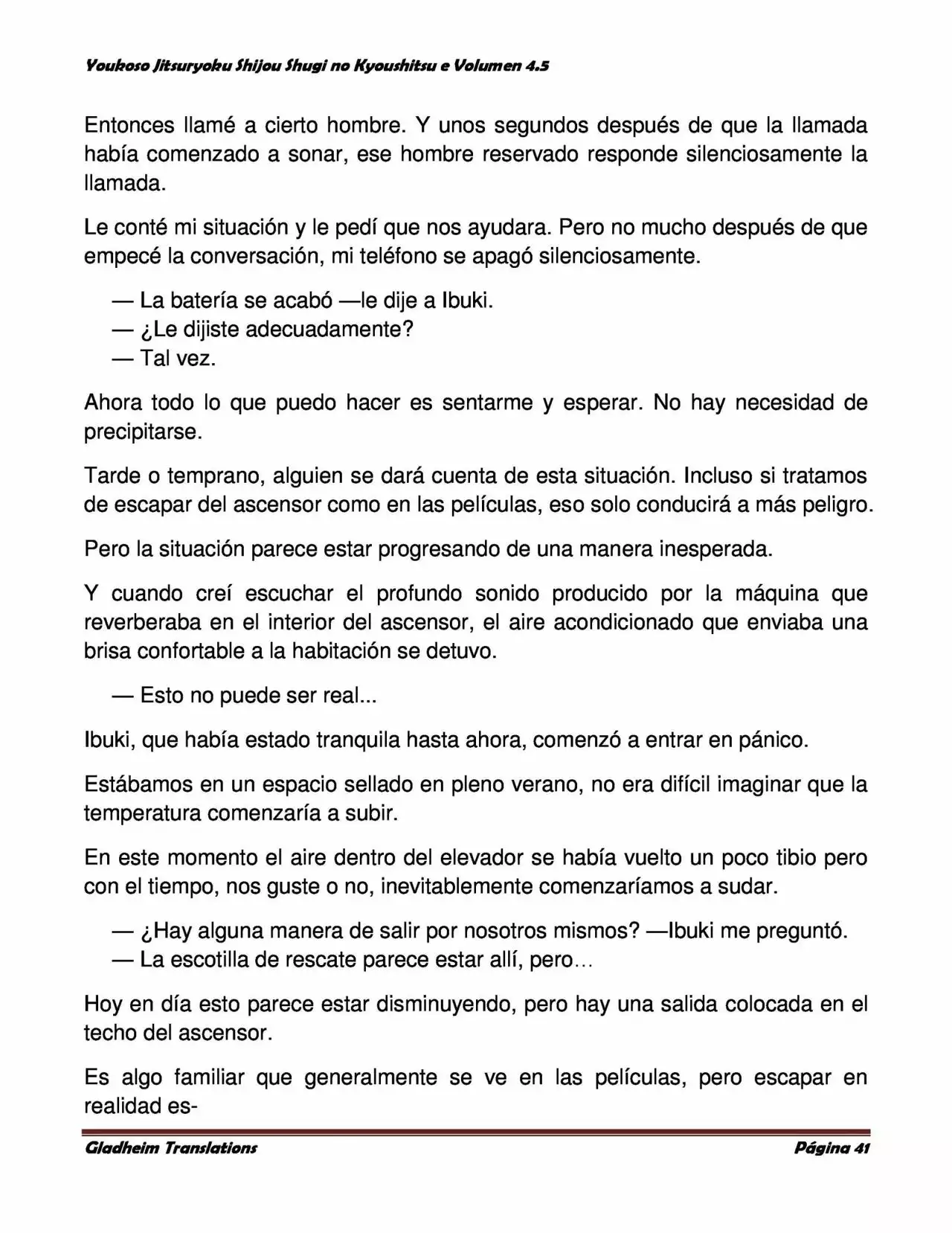 Página 41 del Manga